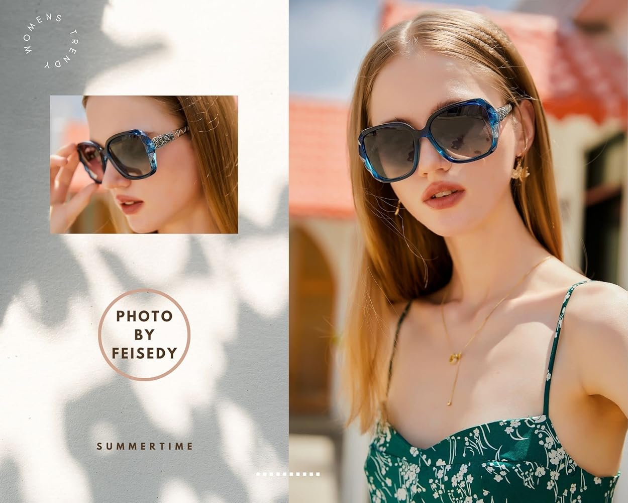 Amazon.com: FEISEDY Polarized Women Square Sunglasses